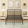 Double Bed Frame 4ft6 with Headboard and Footboard Image 4
