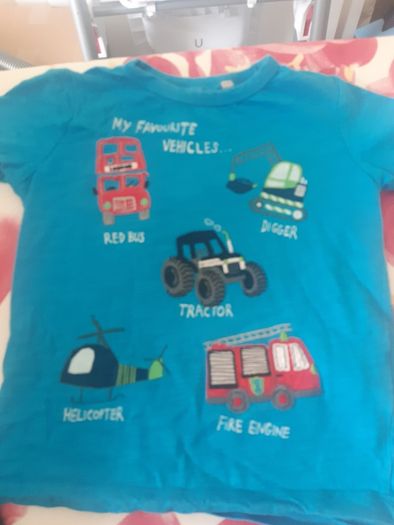 Boys Tractor Ted top and clothing bundle