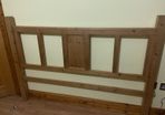Solid pine headboard for king sized bed