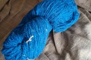 Irish DK Weight Wool Yarn Blue