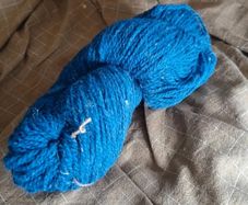 Irish DK Weight Wool Yarn Blue