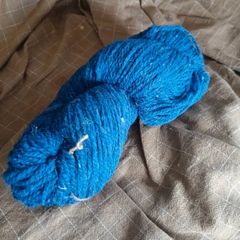 Irish DK Weight Wool Yarn Blue
