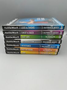 7 x Kettle Worx DVD Bundle - Mint