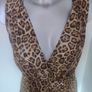 Asos leopard print V-neck playsuit size UK12 EU40 Perfect condition Postage included Image 4