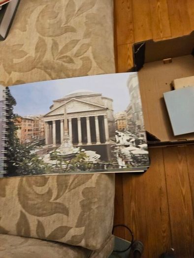 Archaeological Rome. Including 24 Transparent Overlays With Artist's Renditions Of Ancient Rome,ostia And Pompeii. Large Volume Paperback In Good Condition.  See Photos For Condition.