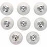 Decor White Crackle Handmade Design Round Ceramic Door Knobs, Vintage, Shabby Chic, Interior Furniture, Cabinet Wardrobe Cupboard Drawers Pulls Handles 8 Pack (FREE POSTAGE) Image 4