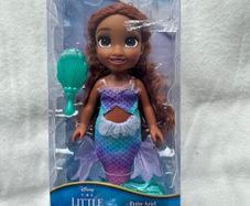 The Little Mermaid Petite Ariel Doll with Comb about 19cm new Damaged box Please look at the pictures