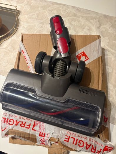 Drive Cleaner Brush Head For Dyson V7 V8 V10 V11 V15 Vacuum  with Turbo Bristle Roller and LED Lights for Hardwood and Carpet