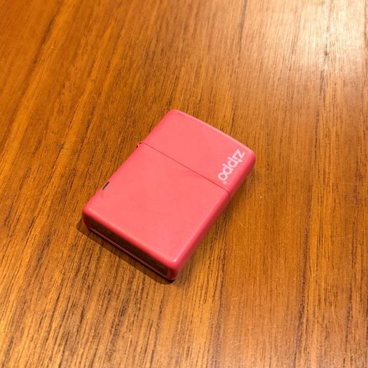 Pink zippo lighter