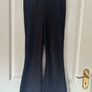 Girls Ribbed Flares Tracksuit Bottoms 8-9 Image 2