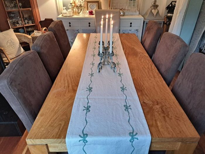 Dining room set of table and chairs
