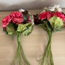 Artificial flower bouquet (2 piecies)-bright roses peony Ikea Image 5