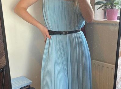 new Zara blue dress