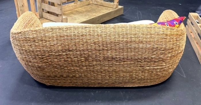 wicker couch