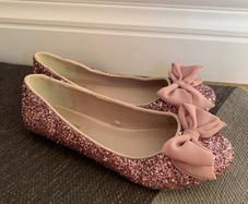 Pink Sparkly Monsoon Shoes