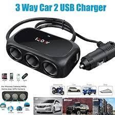 Car Van Cigarette Lighter Camper Truck Power Dual USB Interface Car Charger Multi-function Car Power Adapter Plug