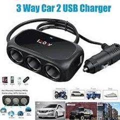 Car Van Cigarette Lighter Camper Truck Power Dual USB Interface Car Charger Multi-function Car Power Adapter Plug