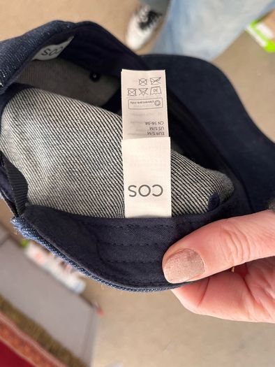 COS denim cap