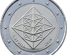 Latvia 2 Euro Commemorative Coin 2024 - Puzuris. Uncirculated.
