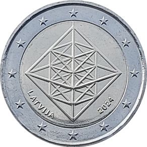 Latvia 2 Euro Commemorative Coin 2024 - Puzuris. Uncirculated.