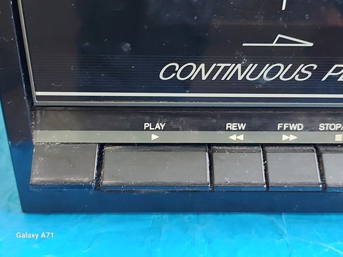 Vintage SANYO Radio and Dual Tape Deck, Model No. C36L, and 2 speakers, in excellent condition, both Tapes and Radio functioning well