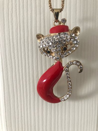 Gold Cat Necklace