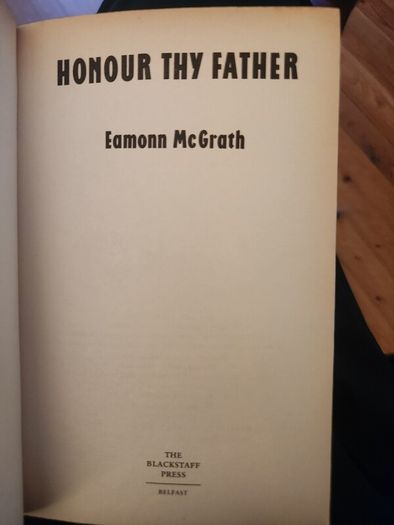 Honour  Thy Father. By Eamonn Mcgrath. Paperback In Good Condition. 38.