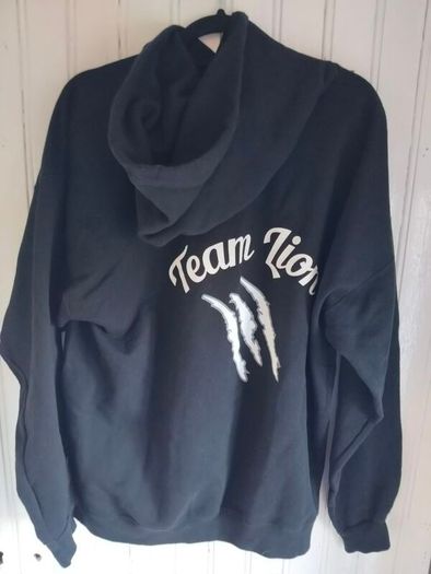 Large Black Graphic Hoodie