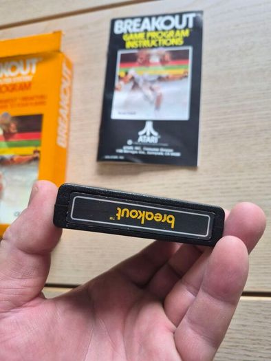 Breakout Atari 12 Video Games box