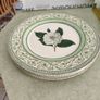 Set of 4 Royal Horticultural Society 11 inches  Dinner Plate Discontinued China Pattern Applebee Collection English China Green/White Excellent Condition Image 6