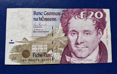 Ireland 1993  20 Pound Daniel O'Connell