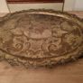 Vintage silver-plated serving tray. Image 2