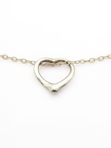 925 Silver Open Heart Necklace