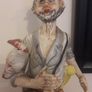 vintage capadimonte figure Image 4