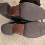 Black Genuine Leather Ankle Boots with Buckle  Size 37  Made in Spain Image 6