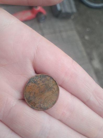 Vintage 1 penny coin