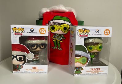 Funko Pop Overwatch Winter Wonderland Box GameStop Exclusive