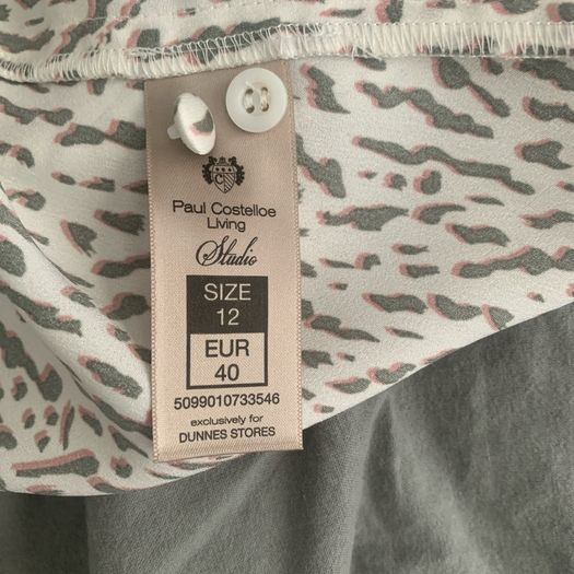 Paul Costelloe print blouse. Size 12