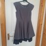 Grey Lined Dress - Size 10 Image 3