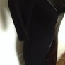 RIVER ISLAND.. Beautiful Black Fitted Pencil Dress (Size 10) Image 5