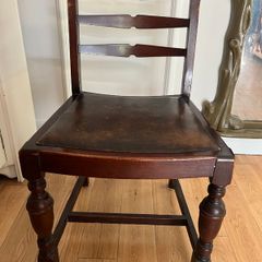 4 x Antique Mahogany Dining Chairs + 1 Carver