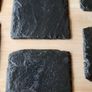 12 Set Natural Coasters - Real Slate Christmas table decor Image 4