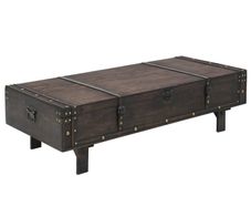 Coffee Table Solid Wood Vintage Style 120x55x35 cm