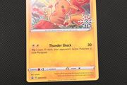 Pokemon Card Pikachu SWSH153 Snowflake Stamp Holiday Calendar Promo NM