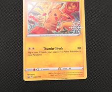 Pokemon Card Pikachu SWSH153 Snowflake Stamp Holiday Calendar Promo NM