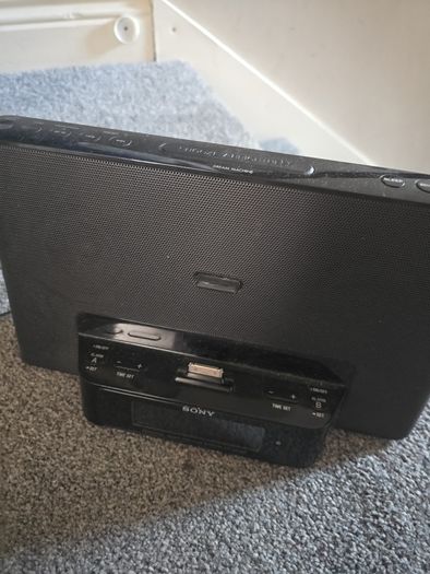 Sony clock radio charger