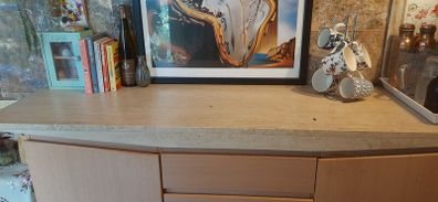 Marble top sideboard