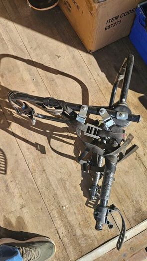 Rear mounted bike rack