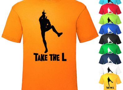 Fortnite inspired Take the L Loss T-Shirt Omega Kids Boys Girls Tee Top