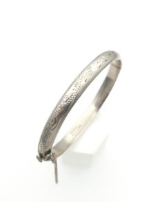 Vintage 925 Sterling Silver 1974 Birmingham Bangle